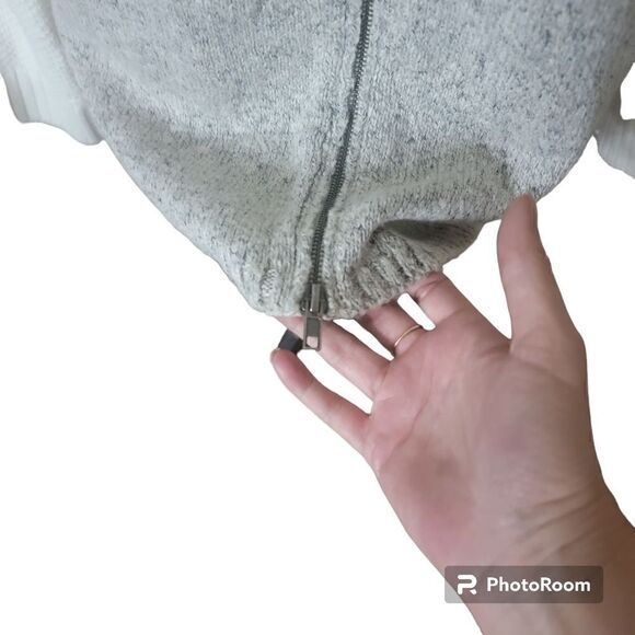 Ten-Sixty Sherman Mixed Media Sweater with Zipper Detail. Size L. - Picture 8 of 9